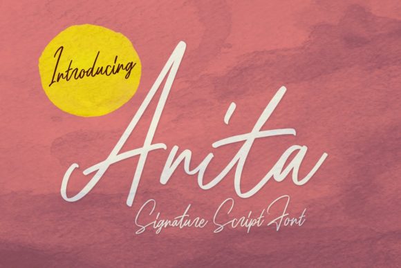 Anita: A Timeless Handwritten Font for Editorial Design