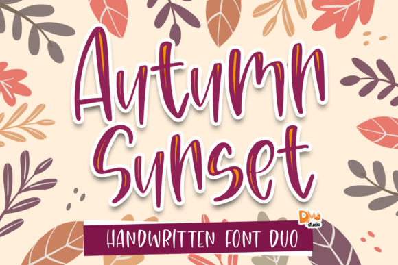 Autumn Sunset: A Versatile Handwritten Font for Crafters