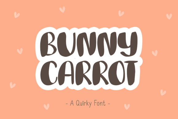 Bunny Carrot: A Charming Handwritten Font for Makers