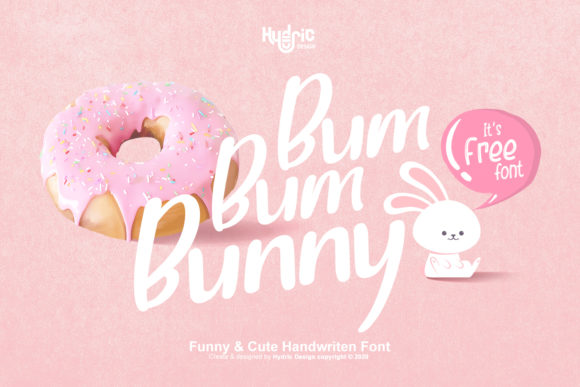 Discover Bum Bum Bunny: A Sweet and Flowing Handwritten Font