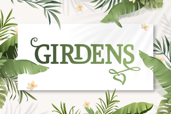 Discover the Charm of Girdens: A Modern Serif Font