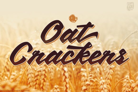 Discover the Charm of Oat Crackers Font for Editorial Design