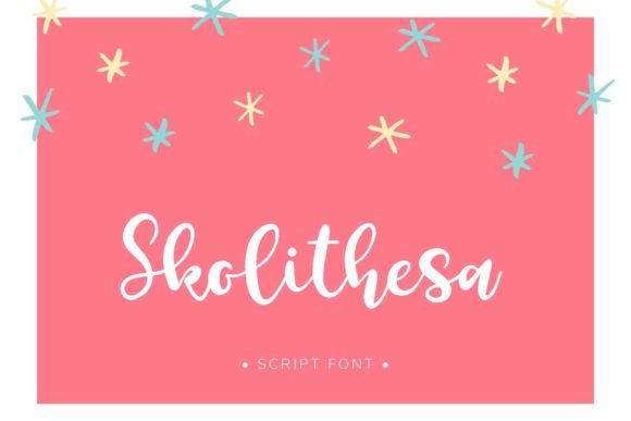 Discover the Charm of Skolithesa: A Versatile Script Font
