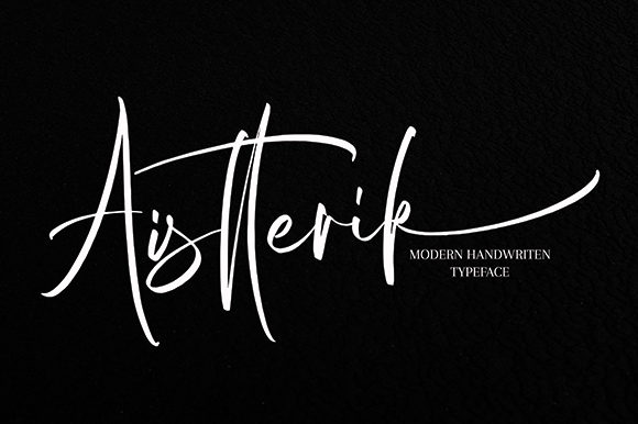 Discover the Elegance of Aistterik Font