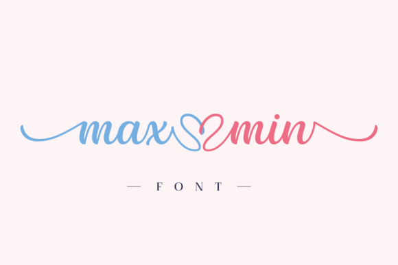 Discover the Elegance of Max Min: A Handwritten Font for Editorial Design