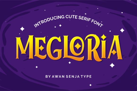 Discover the Magic of Megloria: A Fun and Charming Serif Font