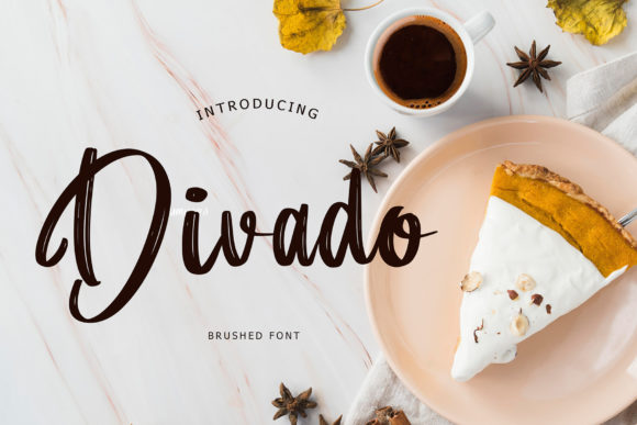 Divado: A Brushed Handwritten Font for Creative Web Design