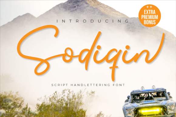 Enhance Your Brand with Sodiqin: A Relaxed Handwritten Font
