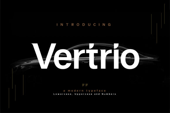 Enhance Your Brand with Vertrio: A Bold Serif Font