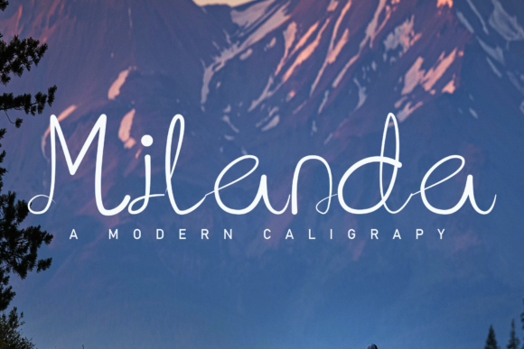 Enhance Your Campaigns with Milanda: A Sweet and Delicate Script Font