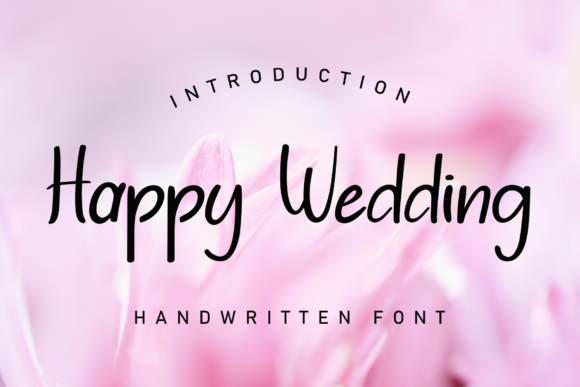 Happy Wedding: The Perfect Script Font for Elegant Branding