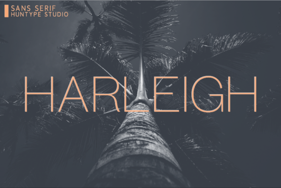 Harleigh: A Thin and Smooth Sans Serif for Elegant Design