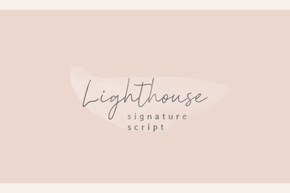 Lighthouse: A Casual and Elegant Handwritten Font for Marketers