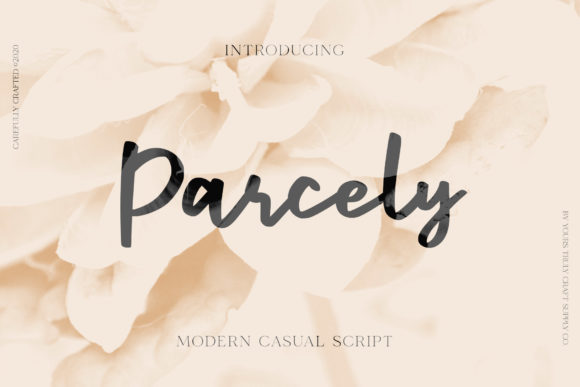 Parcely: A Handwritten Font for Elegant Branding