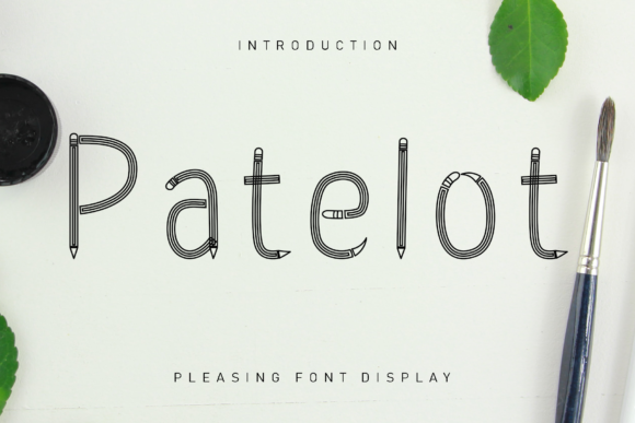 Patelot: A Unique Decorative Font for Creative Web Design