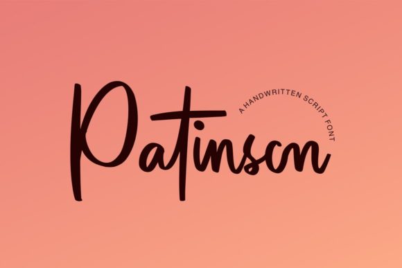 Patinson: A Versatile Handwritten Font for Engaging Visuals