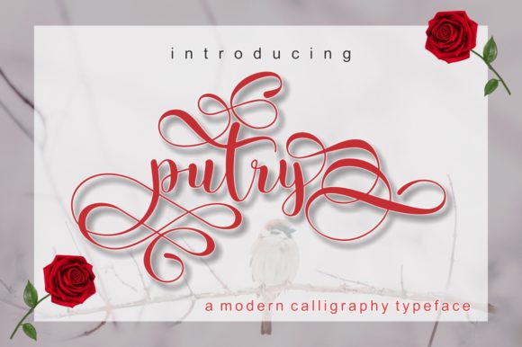 Putry: A Lovely Script Font for Elegant Publishing