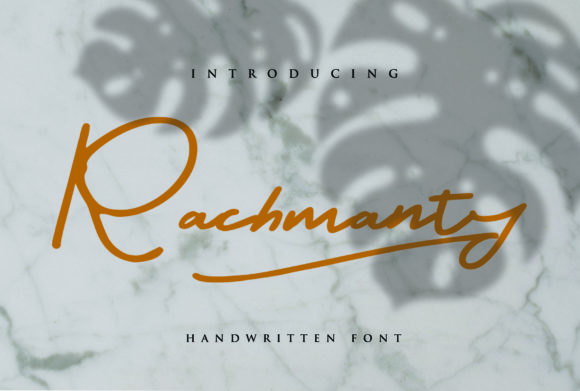 Rachmanty: An Elegant Handwritten Font for Editorial Design