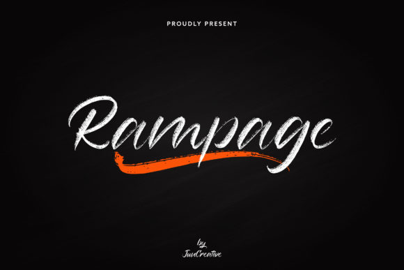Rampage: A Versatile Script Font for Editorial Design