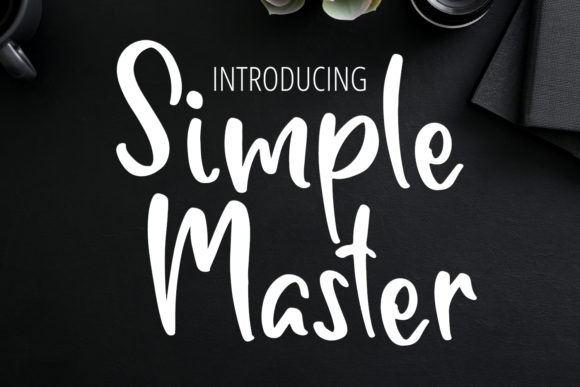 Simple Master: A Versatile Handwritten Font for Editorial Design