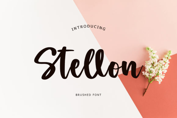 Stellon: A Sweet and Elegant Handwritten Font for Makers