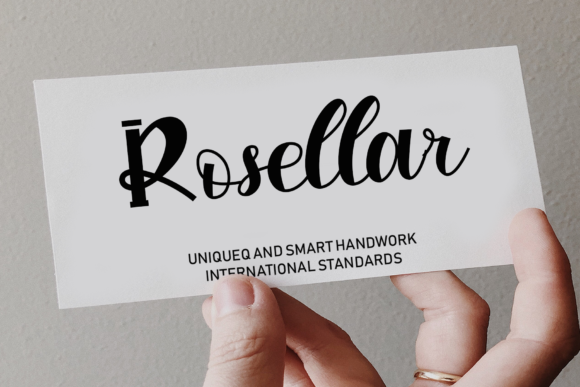 Unlock Creativity with Rosellar: A Unique Handwritten Font