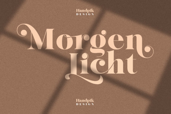 Unlocking Elegance with Morgen Licht: A Marketer's Font